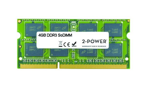 4GB MultiSpeed 1066/1333/1600 MHz SoDiMM