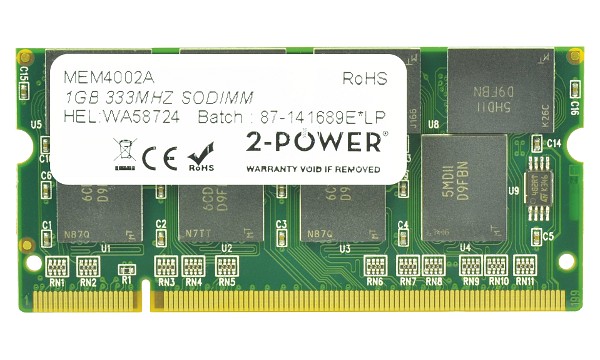 1GB PC2700 333MHz SODIMM