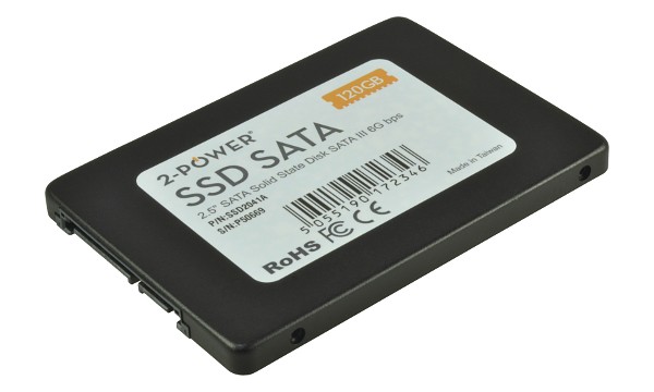 120GB SSD 2.5" SATA III 6Gbps