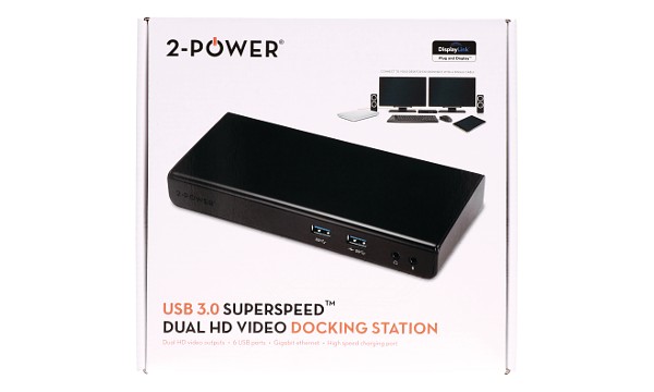 USB 3.0 Dual Display Docking Station