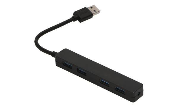 4-Port USB 3.0 Hub With UK Power Adapter