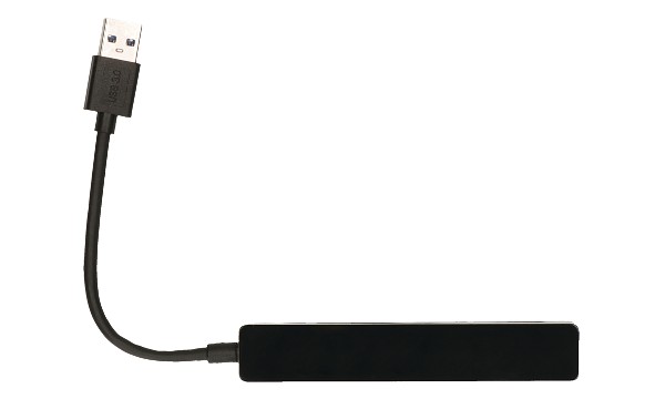 4-Port USB 3.0 Hub With UK Power Adapter