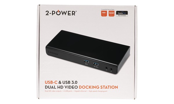 USB-C & USB 3.0 Dual Display Dock