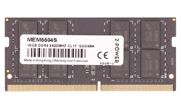 16GB DDR4 2400MHz CL17 SODIMM