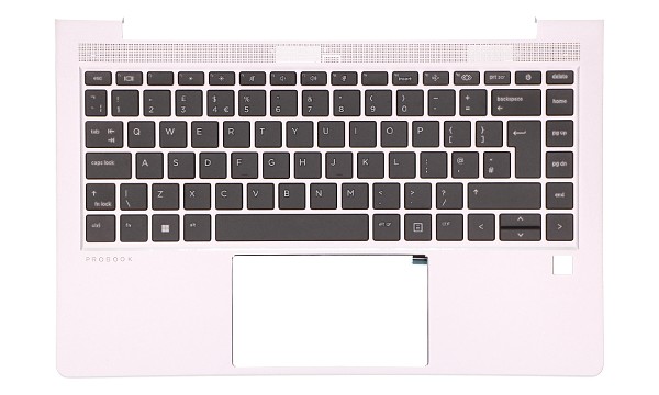 W125977792 Top cover w/UK Keyboard