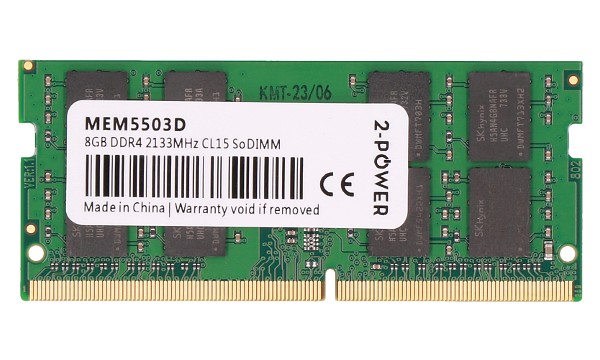 8GB DDR4 2133MHz 2Rx8 SoDIMM