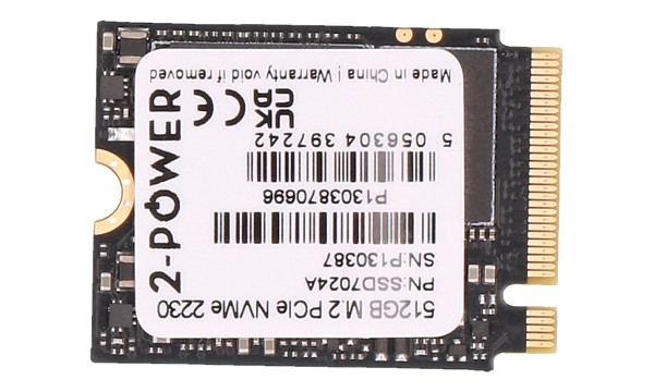 512GB M.2 PCIe NVMe 2230