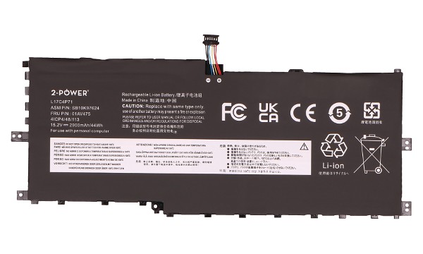 X 1 Yoga 3rd Gen 20LG Battery (4 Cells)