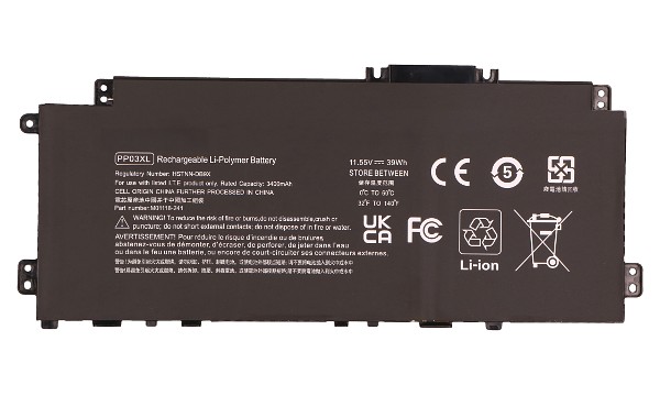 Pavilion x360 14-dw0031TU Battery (3 Cells)