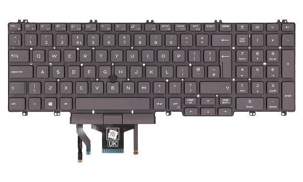 Precision 7530 UK Dualpoint Backlit Keyboard