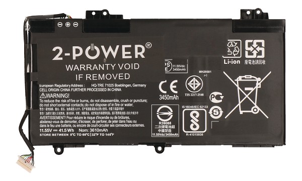 14-am025TU Battery (3 Cells)