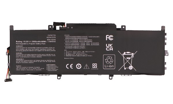 ZenBook U3100UN Battery (4 Cells)