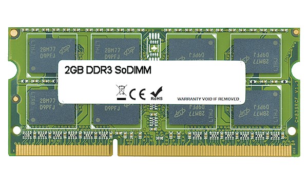 TravelMate 5760-6627 2GB MultiSpeed 1066/1333/1600 MHz SoDIMM