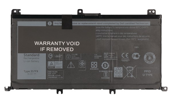 Inspiron 15 Gaming 7567 Battery (6 Cells)