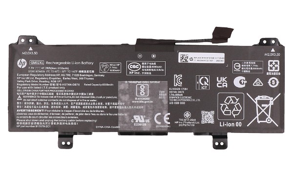 Chromebook 14-ca051sa Battery (2 Cells)