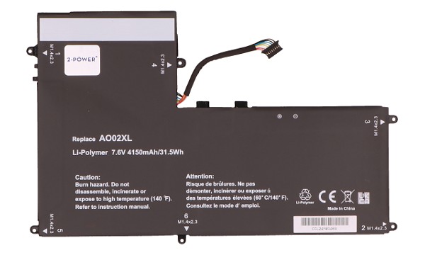 AO02XL Battery (2 Cells)