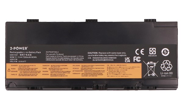 00NY492 Battery (6 Cells)