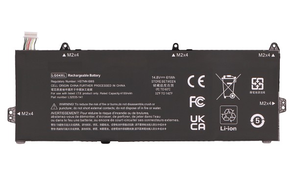 HSTNN-IB8S Battery (4 Cells)