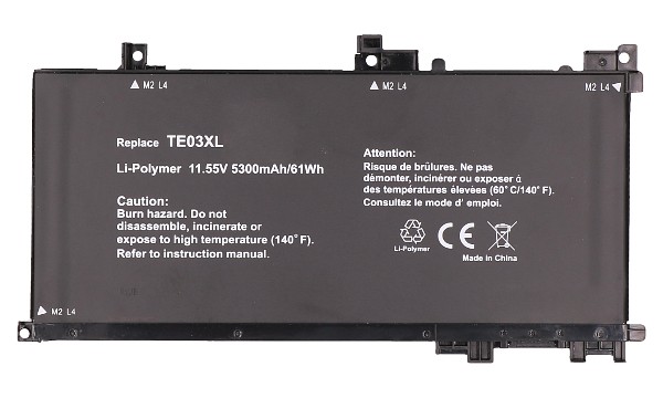 Pavilion 15-bc0018TX Battery (3 Cells)