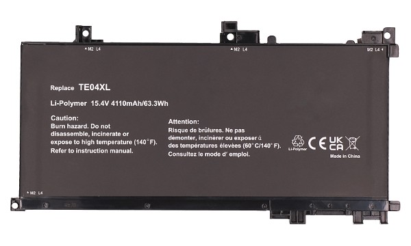 OMEN 15-ax209TX Battery (4 Cells)