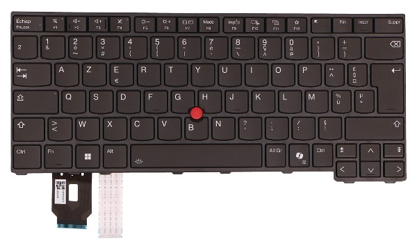 ThinkPad L14 Gen 5 21L1 Keyboard French Black Backlight