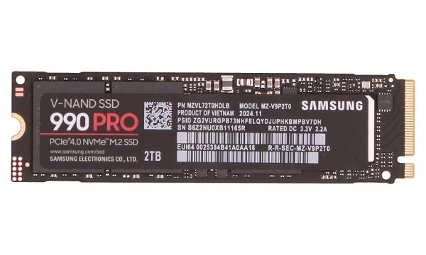 MZ-V9P2T0BW SSD M.2 (2280) 2TB  990 PRO (PCIe/NVMe)