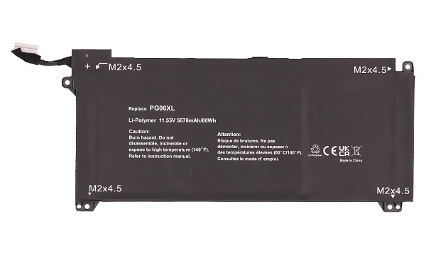 Omen 15-dh0002nl Battery (3 Cells)