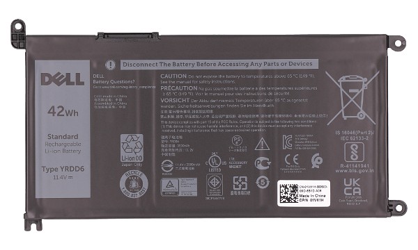 Inspiron 15 5590 Battery (3 Cells)