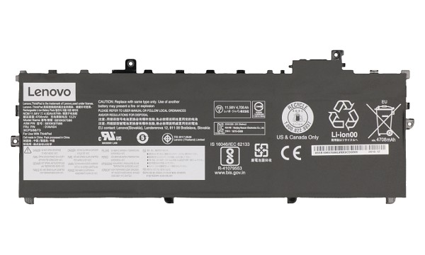 ThinkPad X1 Carbon (5th Gen) 20HQ Battery (3 Cells)