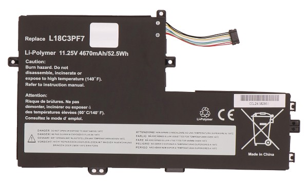 Ideapad S340-15API Touch 81QG Battery (3 Cells)
