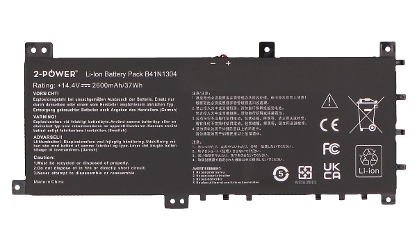 B41N1304 Battery (4 Cells)