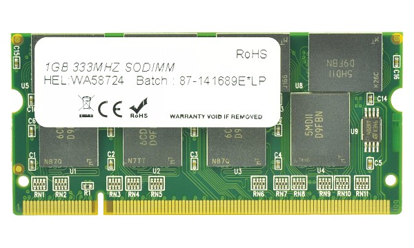 Satellite A30-714 1GB PC2700 333MHz SODIMM