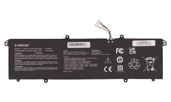 Vivbook 16X M1603QA-MB Battery (3 Cells)