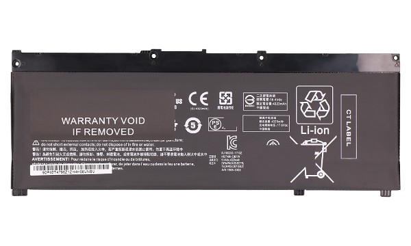 Pavilion Gaming  15-cx0640nd Battery (4 Cells)