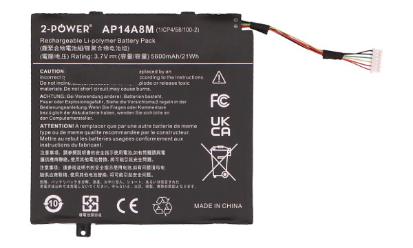 Aspire Switch 10E (SW3-013-11GV) Battery (2 Cells)