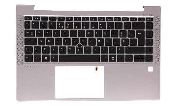 M07090-031-NP Top Cover w/Keyboard w/BL UK