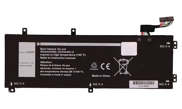 XPS 15 9570 Battery (3 Cells)