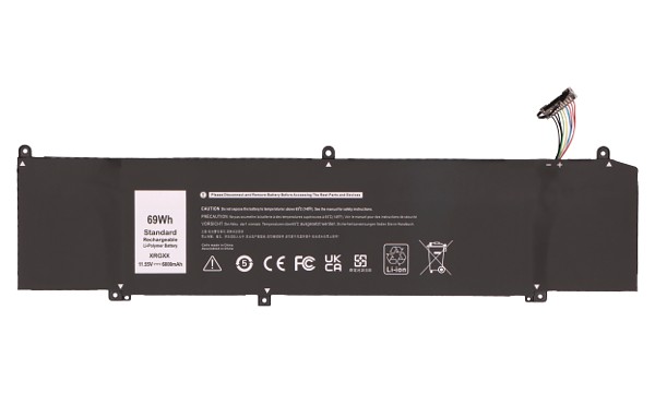 0JJPFK Battery (6 Cells)