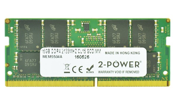 ZBook Studio x360 G5 Mobile Worksta 16GB DDR4 2133MHZ CL15 SoDIMM