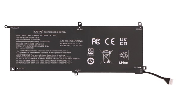 Pro Tablet x2 612 G1-J9Z41AW Battery (2 Cells)