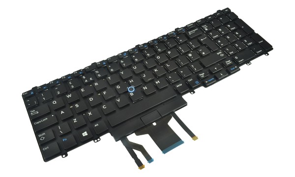 Latitude 15 5550 Backlit Keyboard w/ Point Stick (UK)