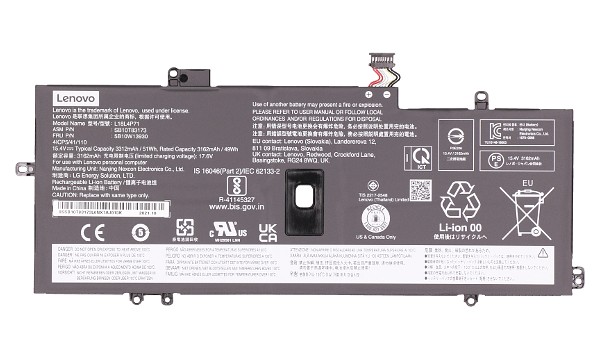ThinkPad X1 Yoga (4th Gen) 20QF Battery (4 Cells)