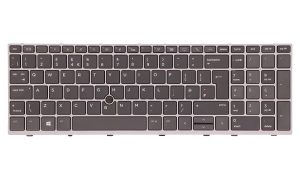 Zbook 17 G5 Backlit Keyboard w/ PointStick (UK)
