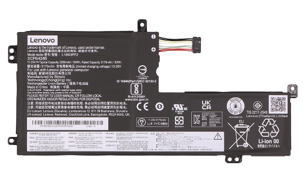 Ideapad L340-15API 81LW Battery (3 Cells)