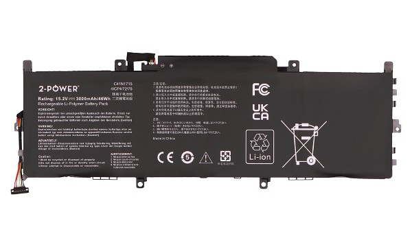 0B200-02760000 Battery (4 Cells)