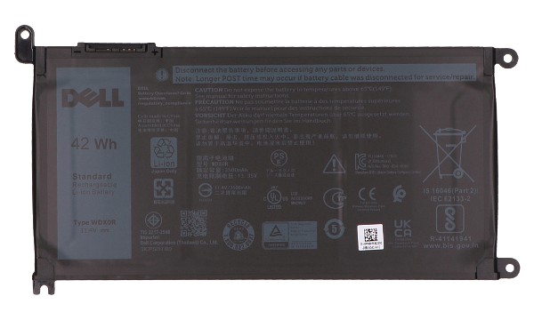 Inspiron 5379 Battery (3 Cells)