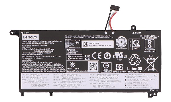 5B10Z21202 Battery (3 Cells)