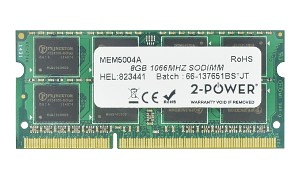 8GB DDR3 1066MHz SODIMM