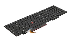 01YP628 COMO NM Keyboard Backlit Black UK (GB)