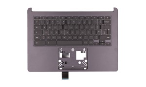 6B.HPVN7.002 Black Upper Cover w/ Keyboard (UK)